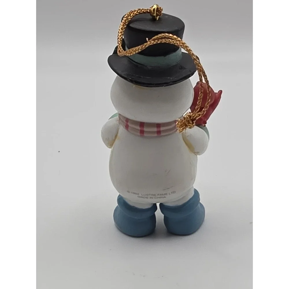 1992 LUSTRE FAME~FROSTY the SNOWMAN Christmas Ornament